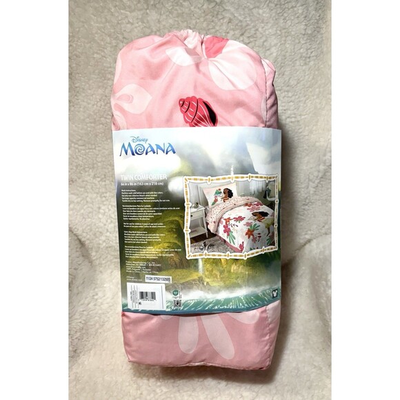 Disney Moana Twin Comforter Reversible Kids Bedding Blanket NEW - Picture 5 of 5